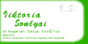 viktoria somlyai business card